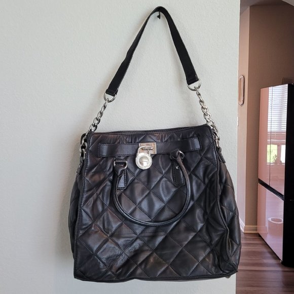 Large Quilted Leather Hamilton Tote - Picture 12 of 12